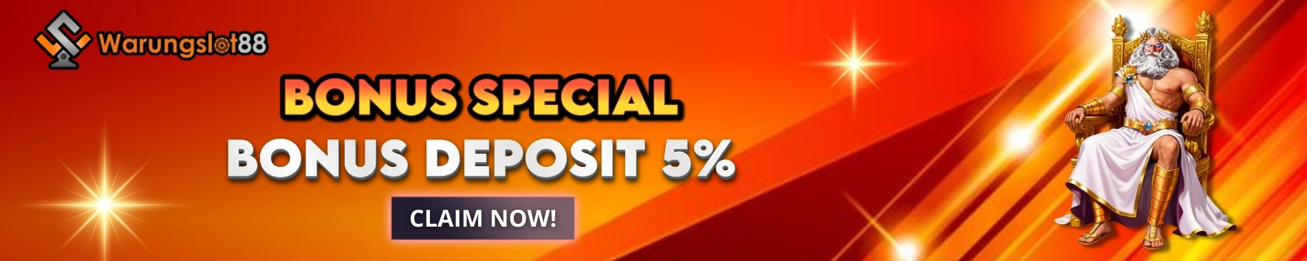 BONUS DEPOSIT DEPOSIT SETIAP HARI 5% WARUNGSLOT88